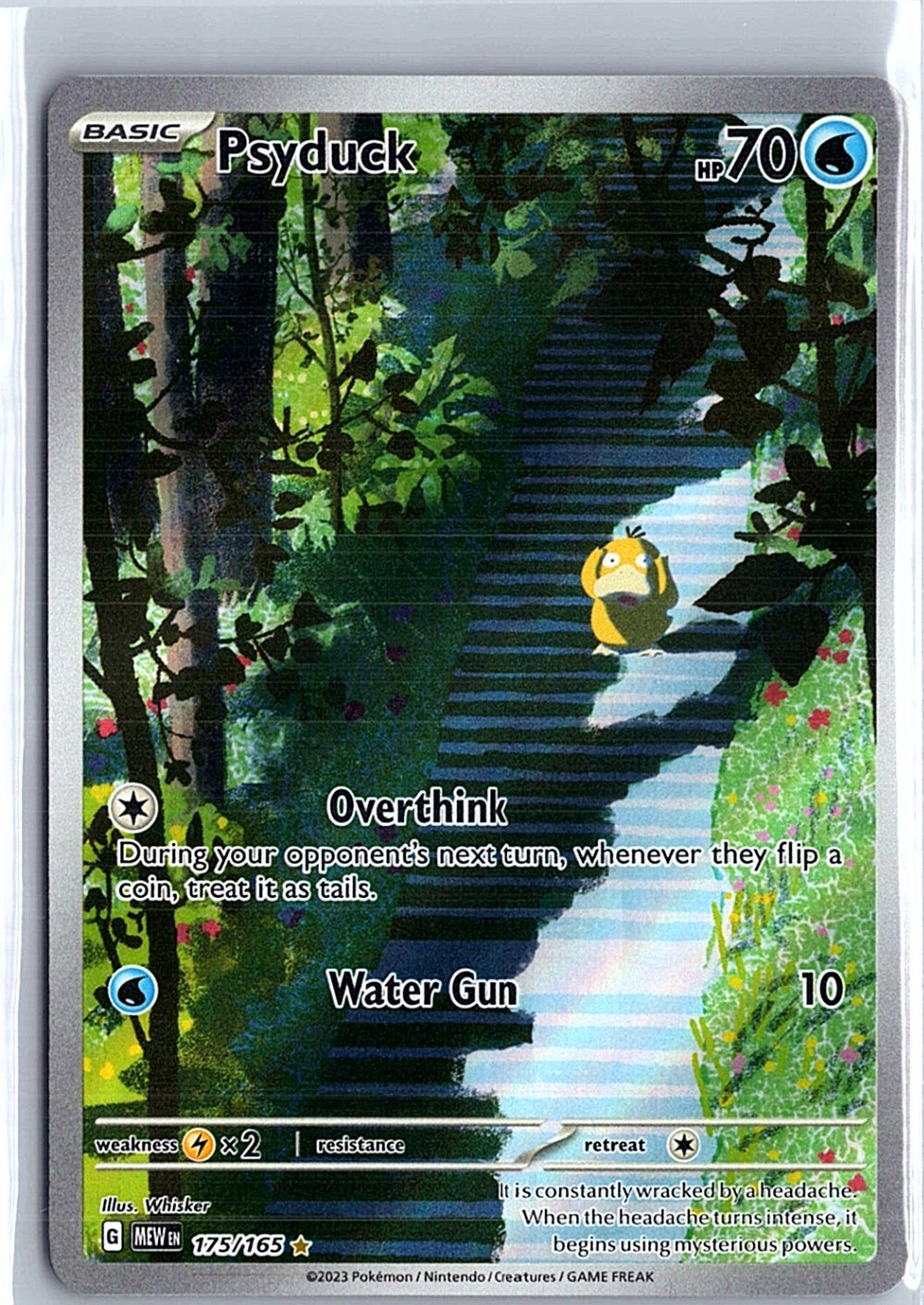 Psyduck Illustration Rare SV: Scarlet & Violet 151 175/165 NM