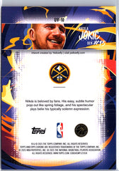 2025-26 Topps Chrome #UV-10 Nikola Jokić Ultra Violet All-Stars