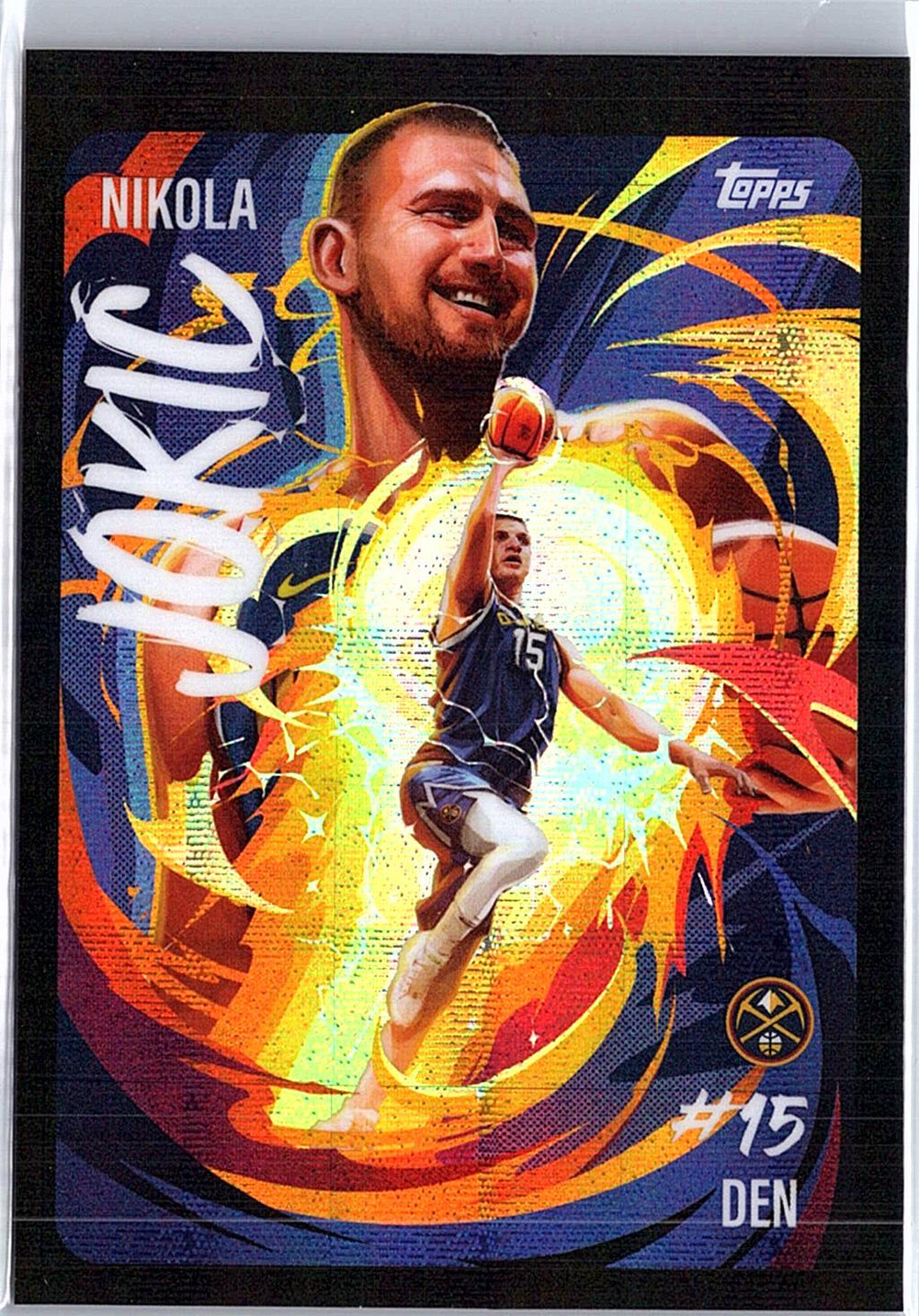 2025-26 Topps Chrome #UV-10 Nikola Jokić Ultra Violet All-Stars