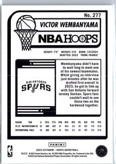2023-24 Hoops #277 Victor Wembanyama Neon Green