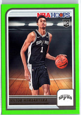 2023-24 Hoops #277 Victor Wembanyama Neon Green