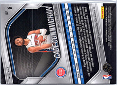 2024-25 Panini Prizm Black #8 Cade Cunningham Silver Auto