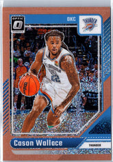 2024-25 Donruss Optic #191 Cason Wallace Copper Glitter #/99