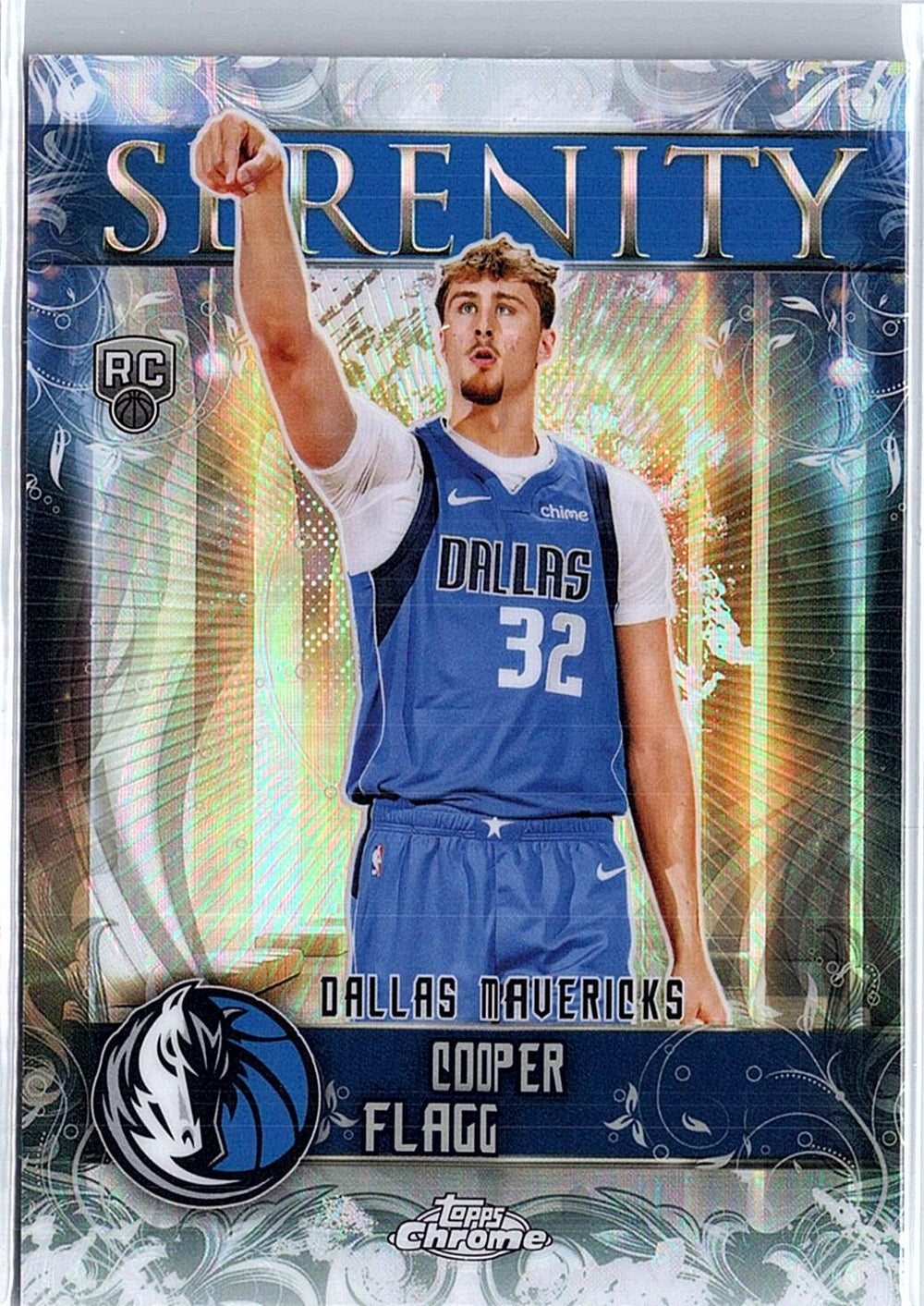 2025-26 Topps Chrome #SY-11 Cooper Flagg Serenity Refractor