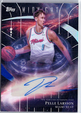 2025-26 Topps Midnight #SM-PL Pelle Larsson Stroke of Midnight Autographs