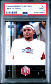 2004 Upper Deck Rivals #1 Lebron James PSA 9