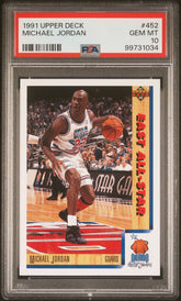 1991 Upper Deck #452 Michael Jordan PSA 10