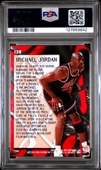 1996 Metal #128 Michael Jordan PSA 9