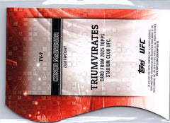 2025 Stadium Club UFC #TV-9 Conor McGregor Triumvirates