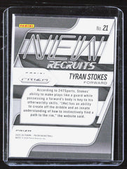 2025-26 Panini Prizm - New Recruits Prizms Silver Tyran Stokes 21 Basketball