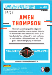 2023-24 Donruss Optic #287 Amen Thompson Pink RC
