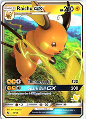 Raichu GX Ultra Rare Hidden Fates 20/68 NM