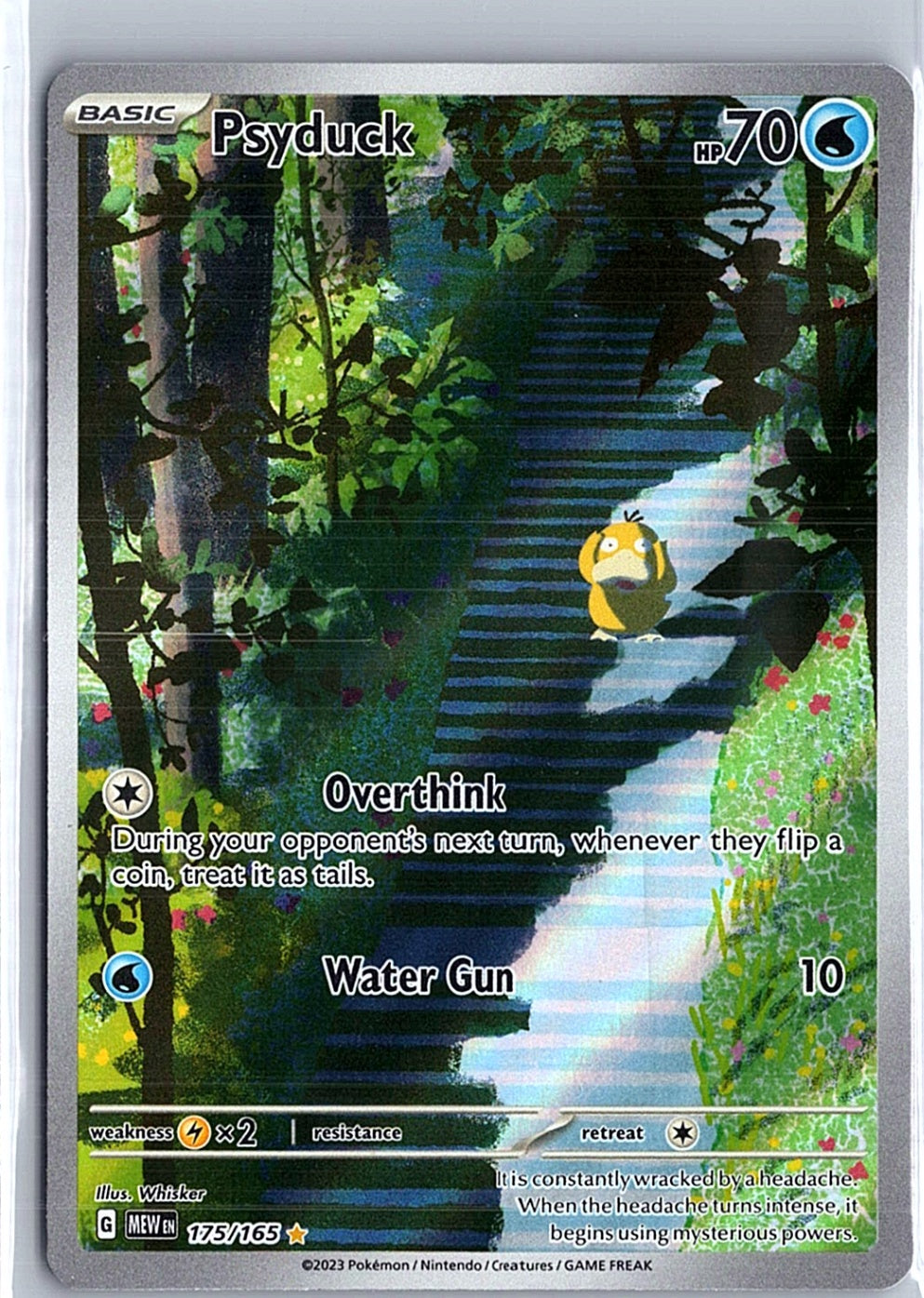 Psyduck Illustration Rare SV: Scarlet & Violet 151 175/165 NM