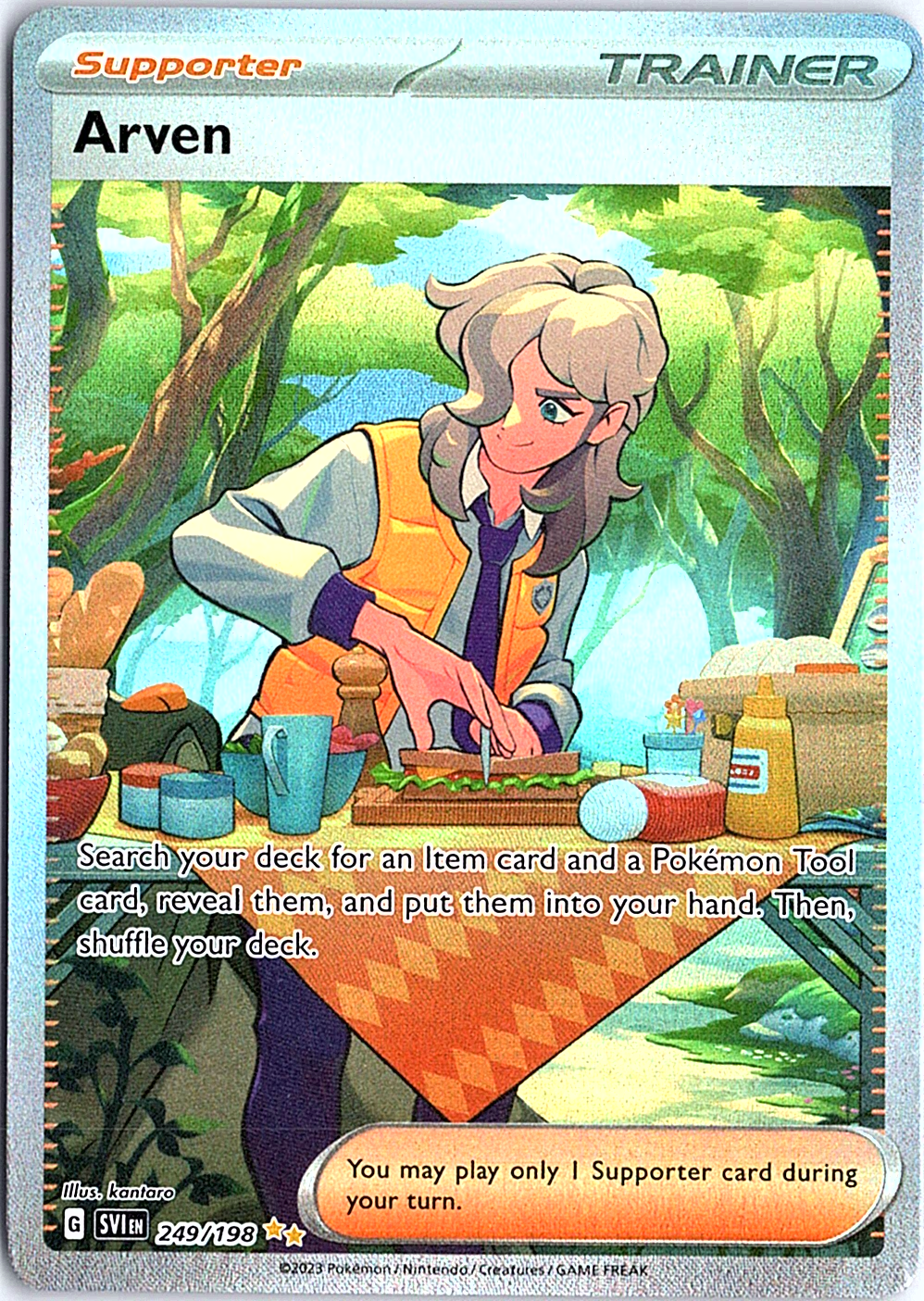 Arven Special Illustration Rare SV01: Scarlet & Violet Base Set 249/198 NM