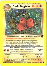 Dark Dugtrio (6) Holo Rare Team Rocket 06/82 NM