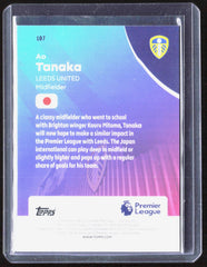 2025-26 Topps Chrome Premier League - Yellow RayWave Refractor Ao Tanaka /275