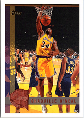 Shaquille O'Neal Topps 109 NM