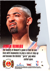 1996-97 Stadium Club - Fusion Juwan Howard F18 Washington Bullets (Back)
