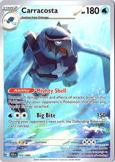 Carracosta Illustration Rare SV: Black Bolt 107/086 NM