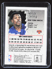 1996-97 Finest Patrick Ewing 44 Basketball New York Knicks