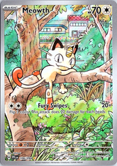Meowth Illustration Rare ME02: Phantasmal Flames 106/094 NM