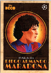 2023-24 Topps Deco UEFA Club Competitions - Artistry #NNO Diego Armando Maradona