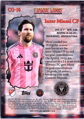 2025 Topps Chrome MLS #CO-10 Lionel Messi Class of Their Own