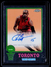 2024-25 Topps Chrome Vince Carter Auto 73TA