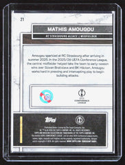 Topps Museum 25/26 Uefa Conference League Mathis Amougou RC Strasbourg RC /150