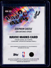 Stephon Castle Topps Chrome Update - Havoc Marks HM-SC NM