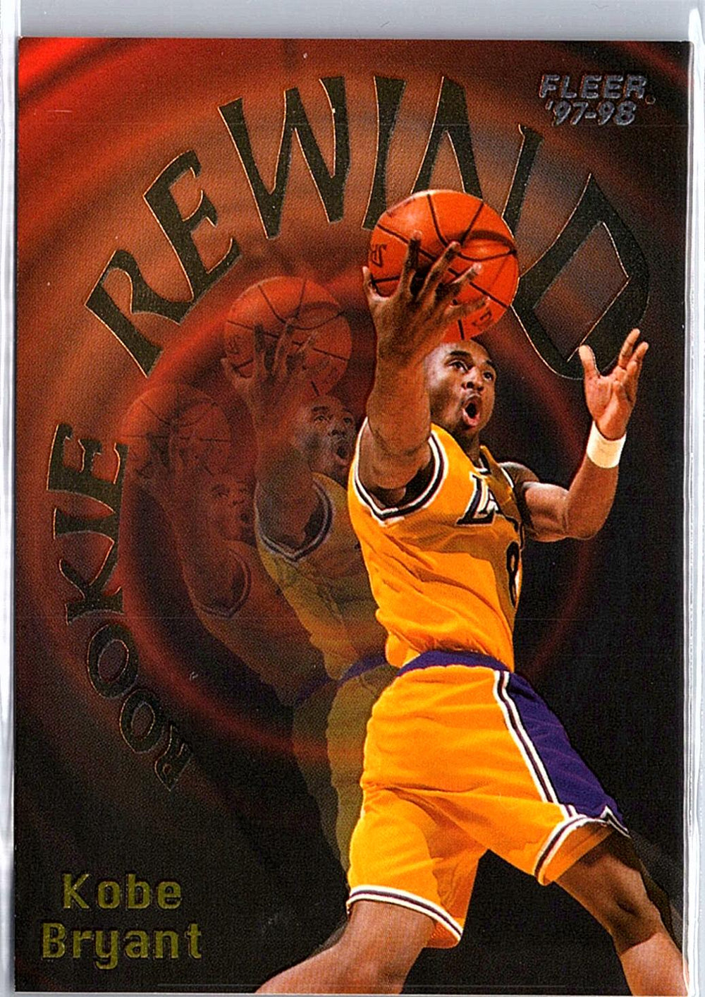 1997-98 Fleer #3 Kobe Bryant Rookie Rewind