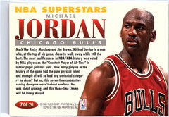 1993-94 Fleer #7 Michael Jordan NBA Superstars