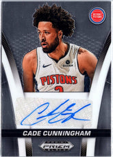 2024-25 Panini Prizm Black #FB-CAD Cade Cunningham Flashback Signatures