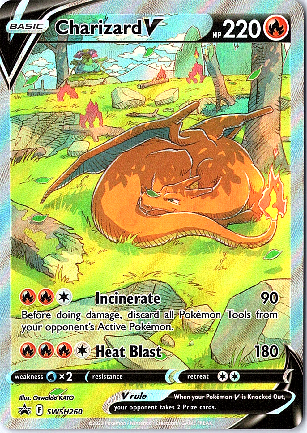 Charizard V - Promo SWSH: Sword & Shield Promo Cards SWSH260 NM