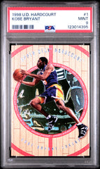1998 Upper Deck Hardcourt #1 Kobe Bryant PSA 9