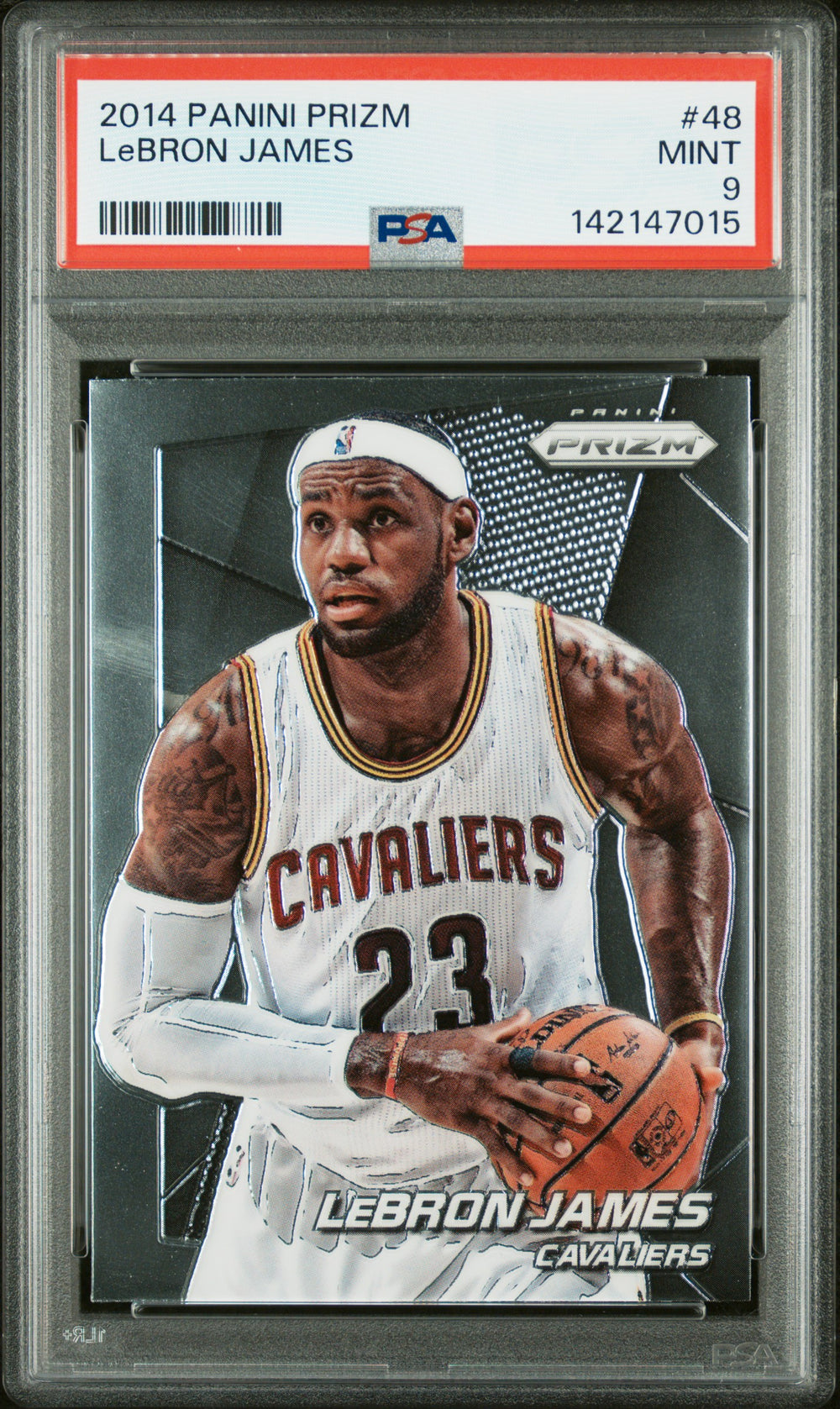 2014 Panini Prizm #48 Lebron James PSA 9