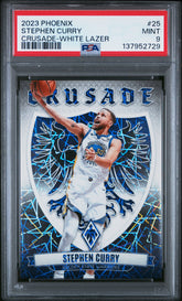 2023 Panini Phoenix Crusade #25 Stephen Curry Crusade-White Lazer PSA 9