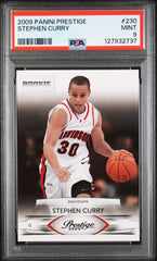 2009 Panini Prestige #230 Stephen Curry PSA 9