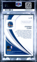 2023 Panini Immaculate Collection #10 Stephen Curry Blue PSA 9