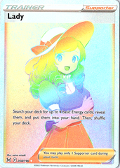 Lady (Secret) Secret Rare SWSH11: Lost Origin 208/196 NM