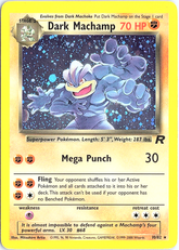 Dark Machamp (10) Holo Rare Team Rocket 10/82 NM