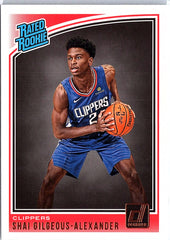 2018-19 Donruss #162 Shai Gilgeous-Alexander RC