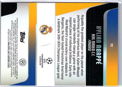 2025-26 Topps Chrome UEFA #112 Kylian Mbappé Pink Refractor #/250