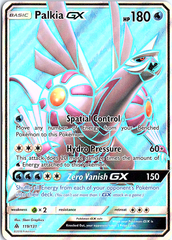 Palkia GX (Full Art) Ultra Rare SM - Forbidden Light 119/131 NM