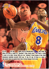 1996-97 Ultra #52 Kobe Bryant Rookie