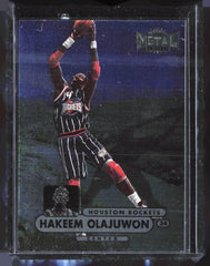 1997-98 Metal Universe Championship Hakeem Olajuwon 61 Houston Rockets