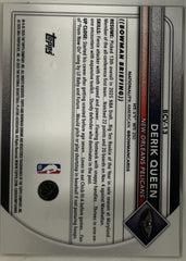 Derik Queen Bowman - Chrome Purple Mojo Refractors BCV-13 NM (Back)