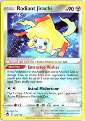 Radiant Jirachi Radiant Rare SWSH12: Silver Tempest 120/195 NM