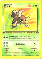 Pinsir (25) Rare Jungle 25/64 1st Edition NM