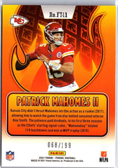 2021 Panini Phoenix #FT-11 Patrick Mahomes II Flame Throwers /199
